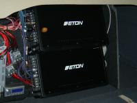 Установка усилителя Eton ECC 500.4 в Audi A6