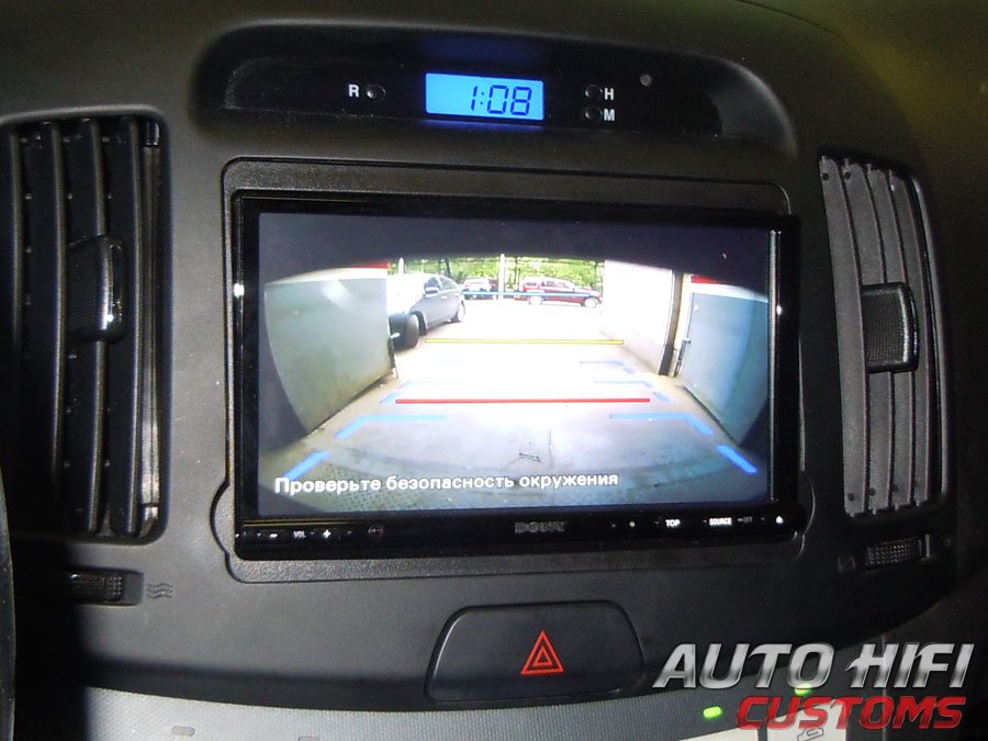 Установка автомагнитолы Sony XAV-E722 в Hyundai Elantra
