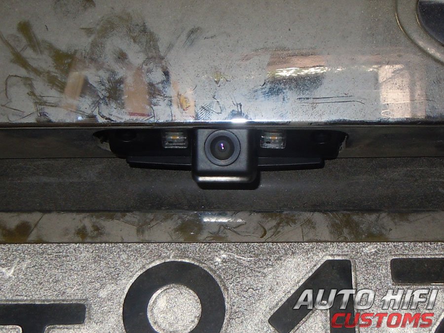 Установка камеры заднего вида AVEL AVS312CPR (#079) в Subaru Impreza