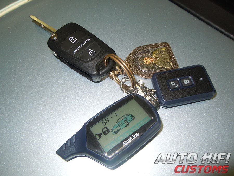 Установка автосигнализации StarLine A61 Dialog в Hyundai Solaris