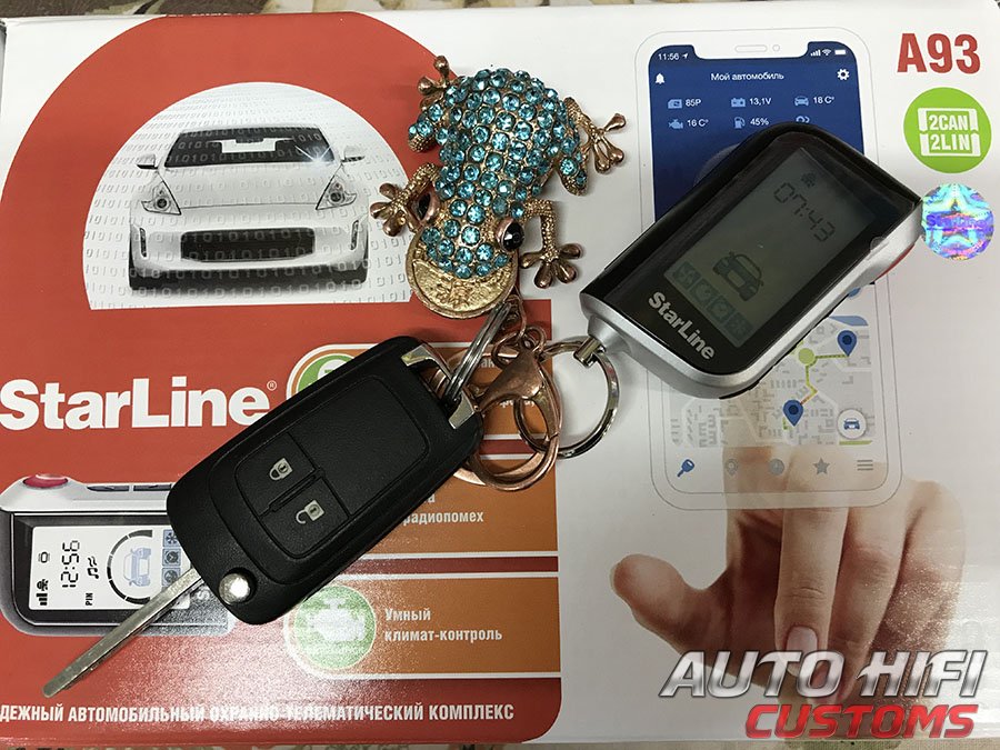 Установка автосигнализации StarLine A93 2CAN+2LIN GSM в Opel Mokka