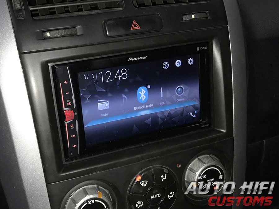 Установка автомагнитолы Pioneer MVH-A210BT в Suzuki Grand Vitara