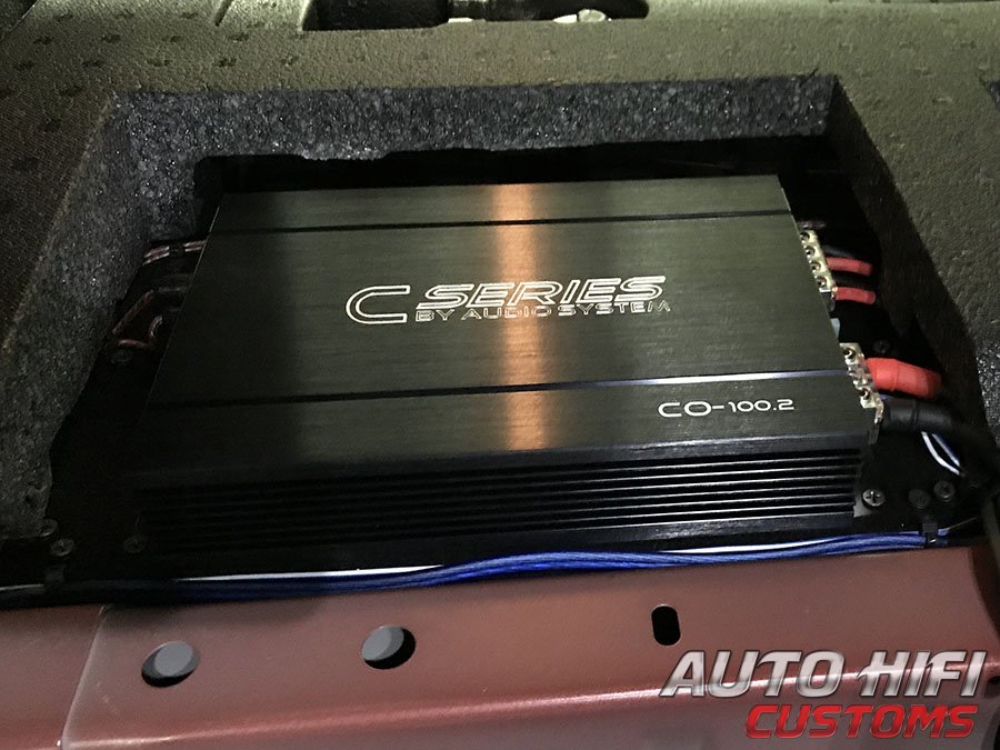 Установка усилителя Audio System CO-100.2 в Mazda 6 (III)