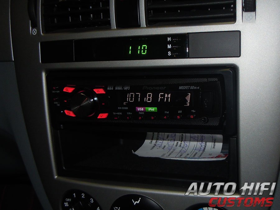 Установка автомагнитолы Pioneer DEH-5310UB в Chevrolet Lacetti