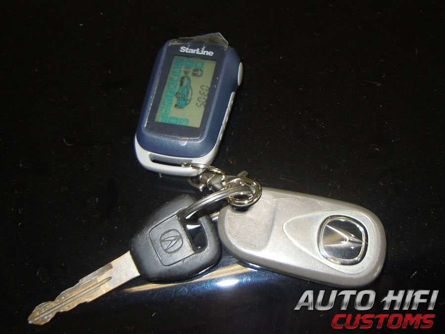 Установка автосигнализации StarLine A62 Dialog в Acura MDX