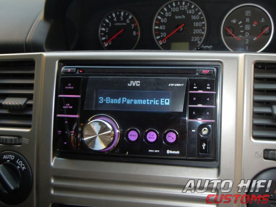Установка автомагнитолы JVC KW-XR817EE в Nissan X-Trail (T30)