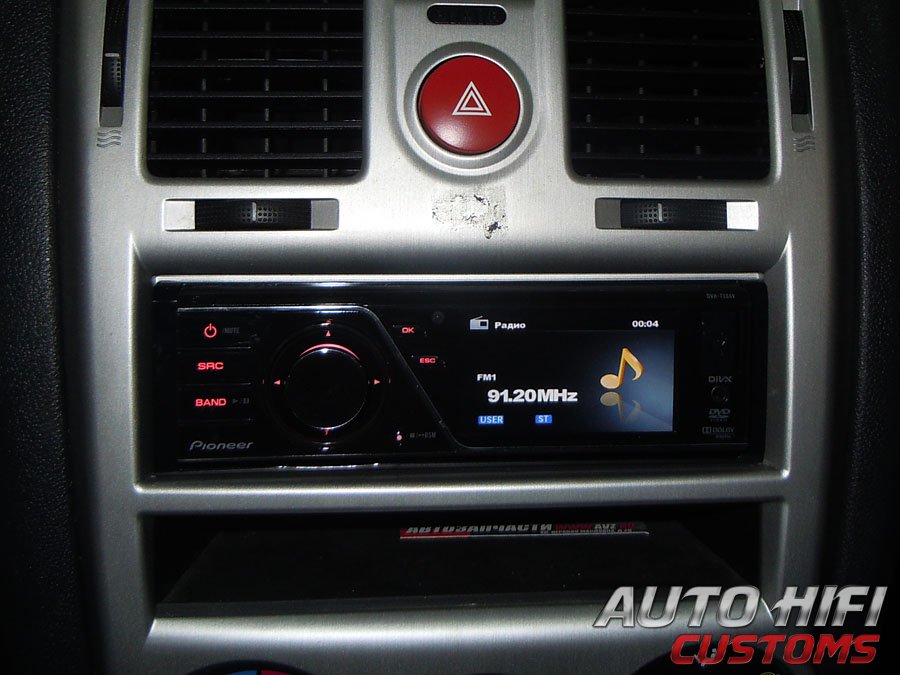 Установка автомагнитолы Pioneer DVH-730AV в Hyundai Getz