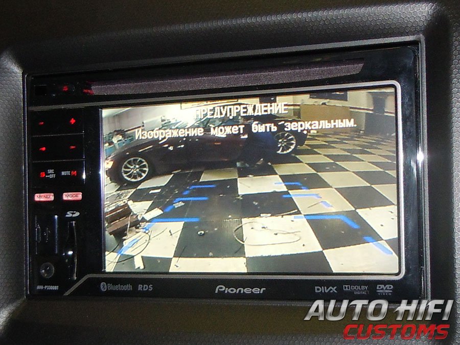 Установка камеры заднего вида AVEL AVS312CPR (#060) в Citroen C-Crosser