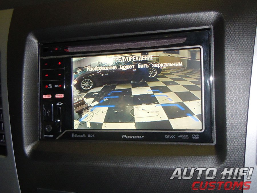 Установка автомагнитолы Pioneer AVH-P3300BT в Citroen C-Crosser
