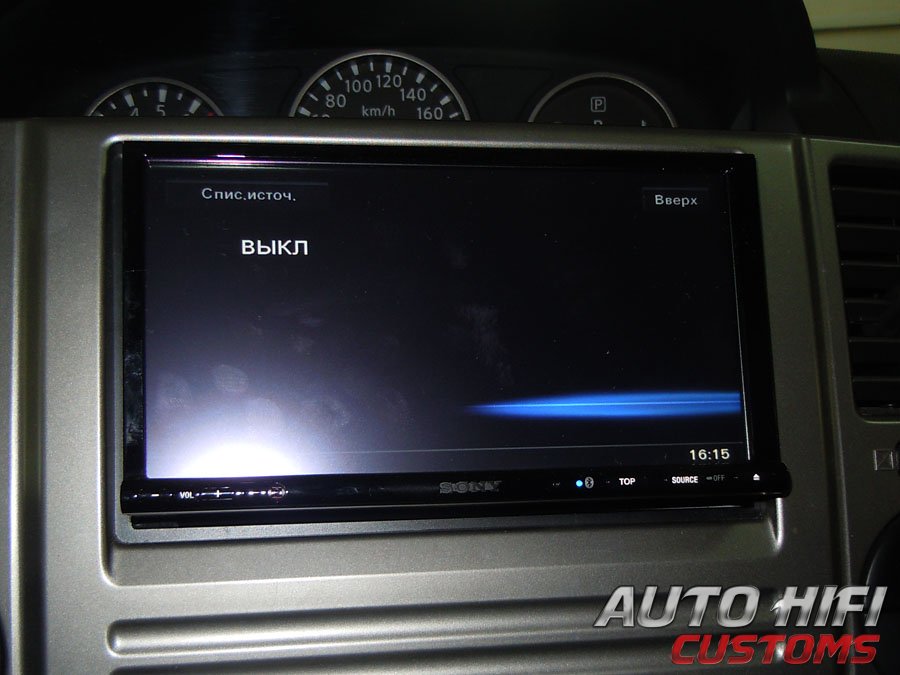 Установка автомагнитолы Sony XAV-E70BT в Nissan X-Trail (T30)