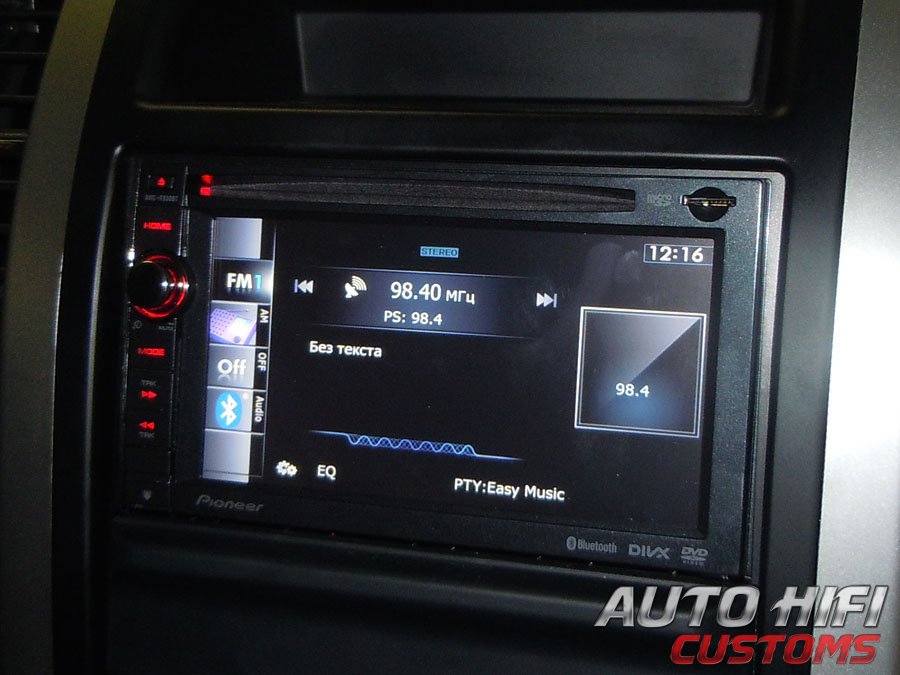 Установка автомагнитолы Pioneer AVIC-F930BT в Nissan X-Trail (T31)