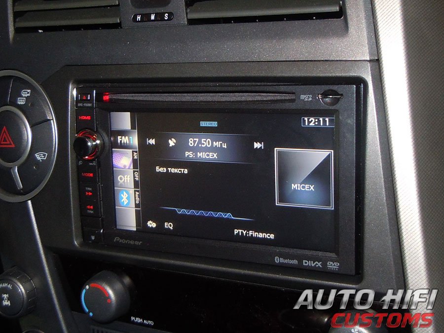 Установка автомагнитолы Pioneer AVIC-F930BT в SsangYong Kyron