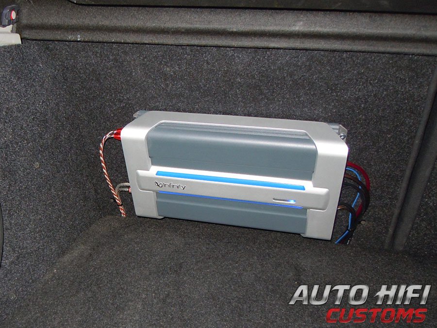 Установка усилителя Infinity REF 475A в Nissan Qashqai