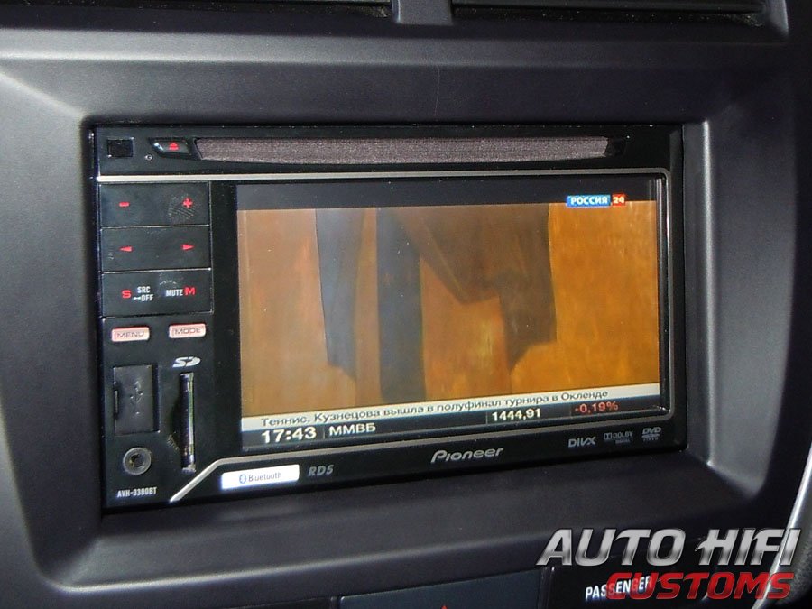Установка ТВ-тюнера DVB-T 1303 в Mitsubishi ASX