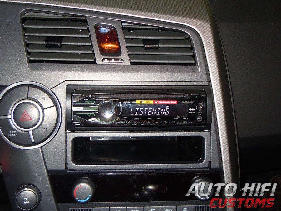Установка автомагнитолы Sony CDX-GT457UE в SsangYong Kyron