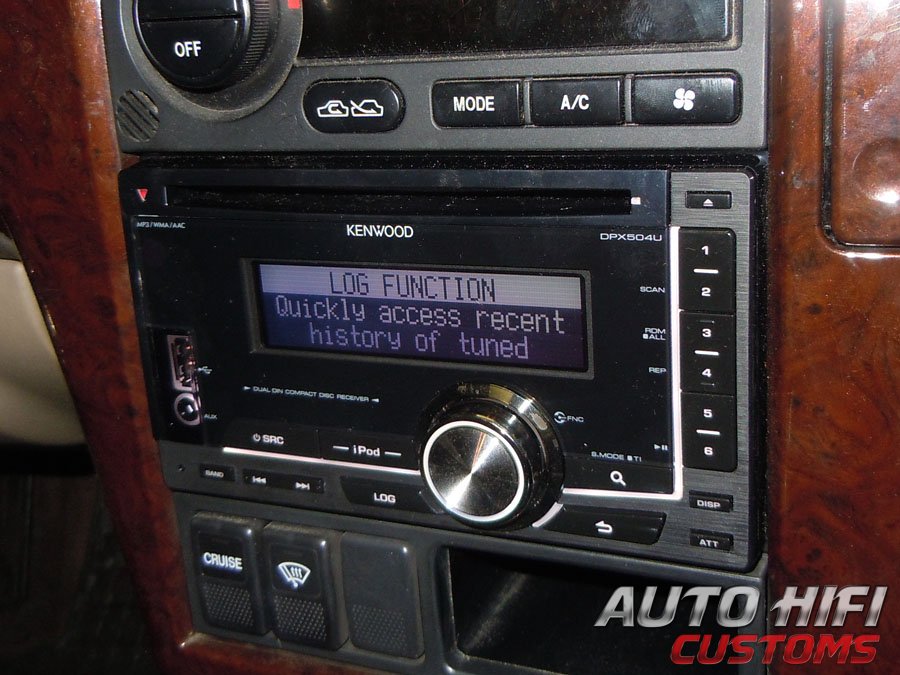 Установка автомагнитолы Kenwood DPX504U в Subaru Legacy