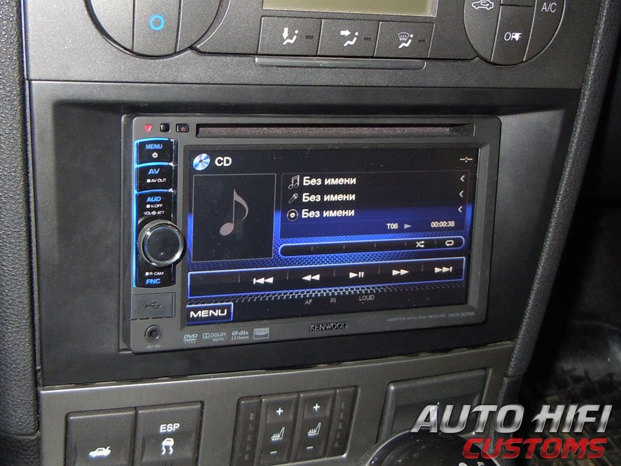 Установка автомагнитолы Kenwood DDX3058 в Ford Mondeo 3 (Mk III)