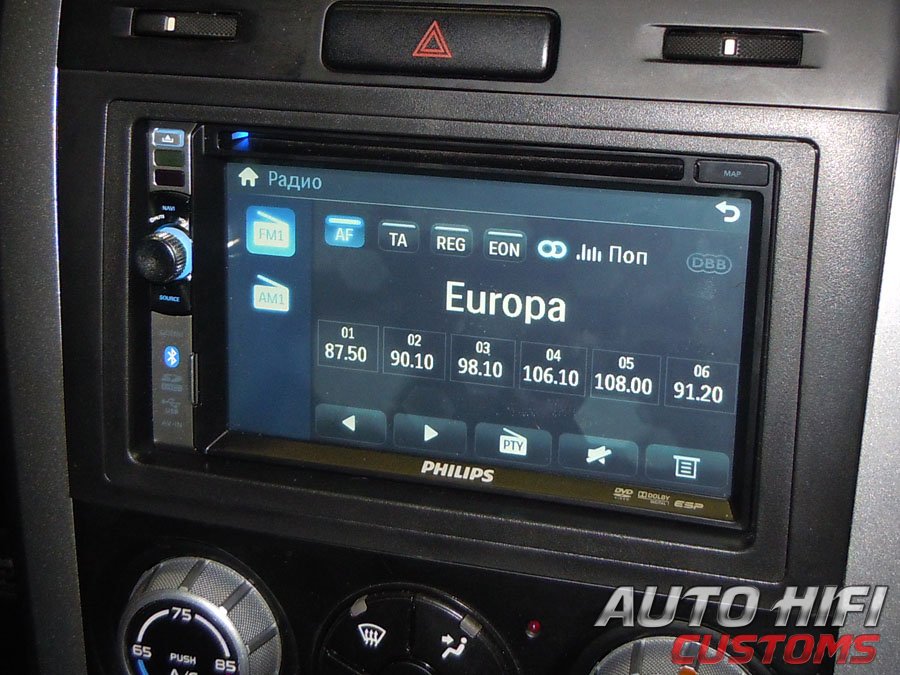Установка автомагнитолы Philips CID2680 в Suzuki Grand Vitara