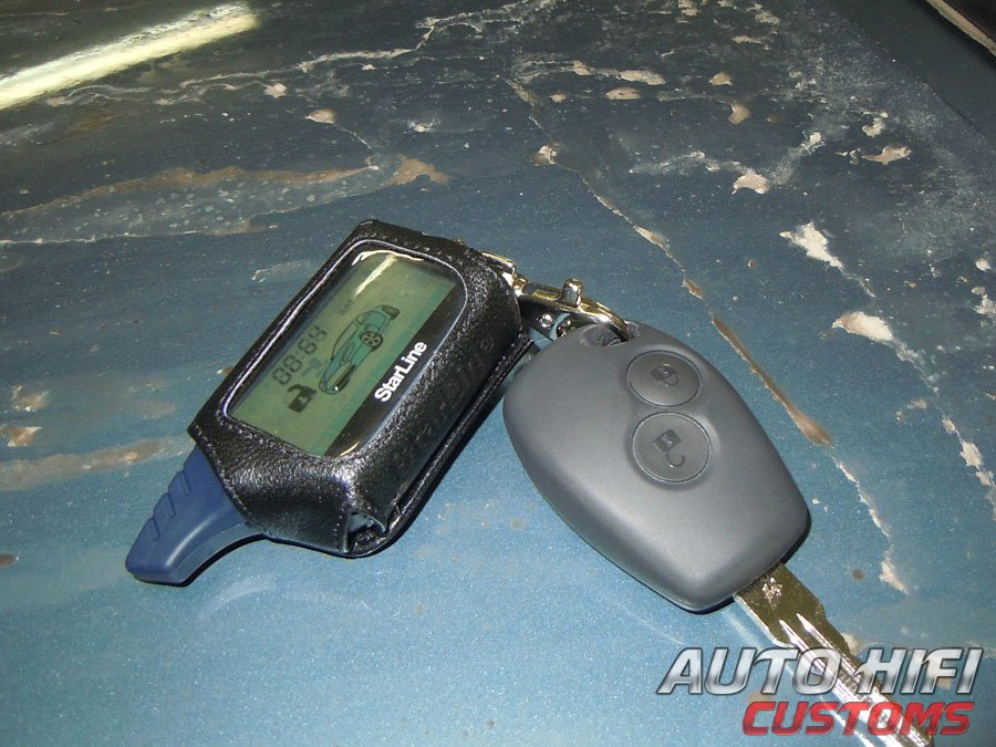 Установка автосигнализации StarLine A61 Dialog в Renault Logan