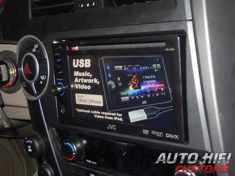 Установка автомагнитолы JVC KW-AV50EE в SsangYong Kyron
