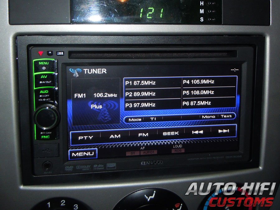 Установка автомагнитолы Kenwood DDX3058 в Chevrolet Lacetti