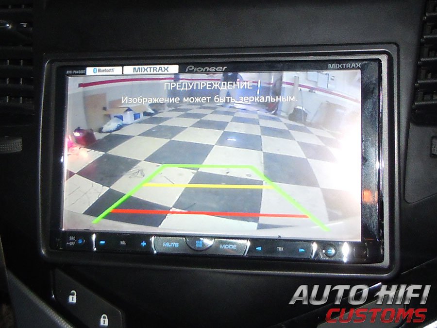 Установка камеры заднего вида AVEL AVS312CPR (#012) в Chevrolet Cruze