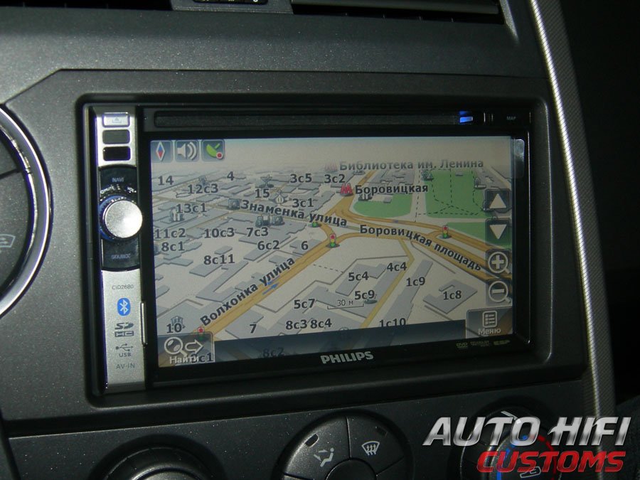 Установка автомагнитолы Philips CID2680 в SsangYong Kyron