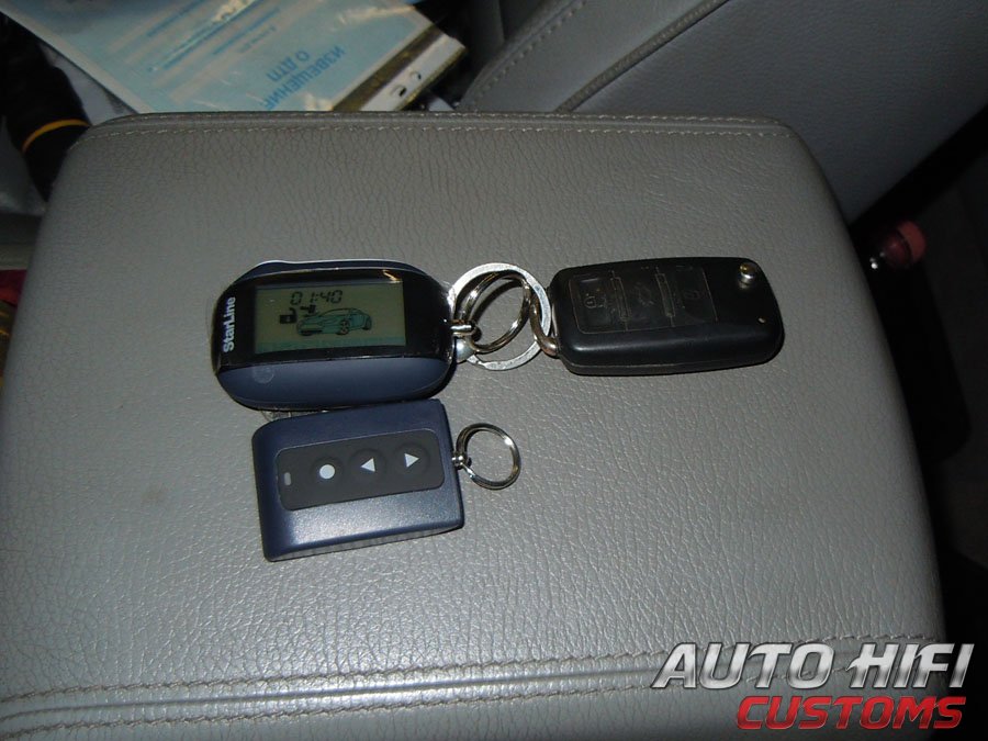 Установка автосигнализации StarLine B62 Dialog в Volkswagen Touareg