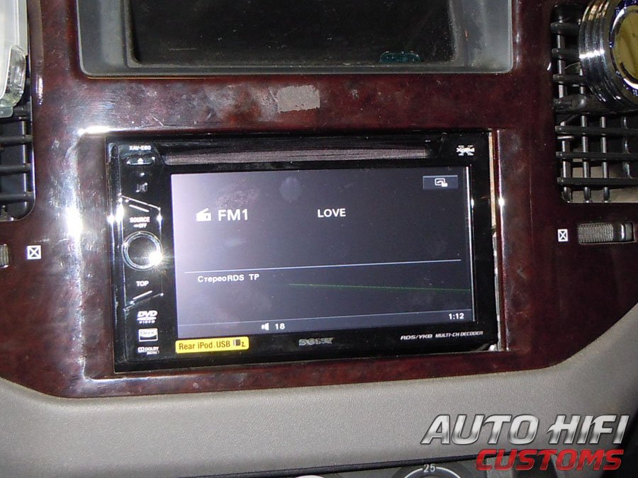 Установка автомагнитолы Sony XAV-E60 в Mitsubishi Pajero III