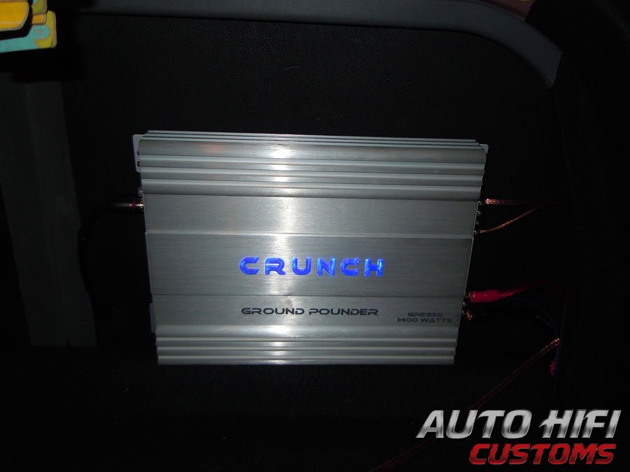 Установка усилителя Crunch GP2350 в Chevrolet Lacetti