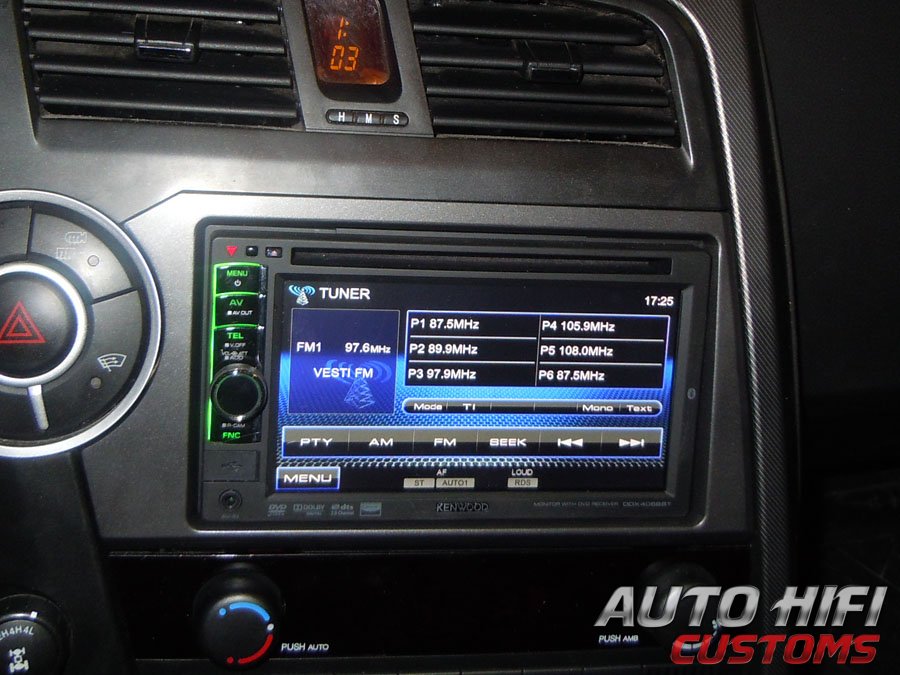 Установка автомагнитолы Kenwood DDX4058BT в SsangYong Kyron