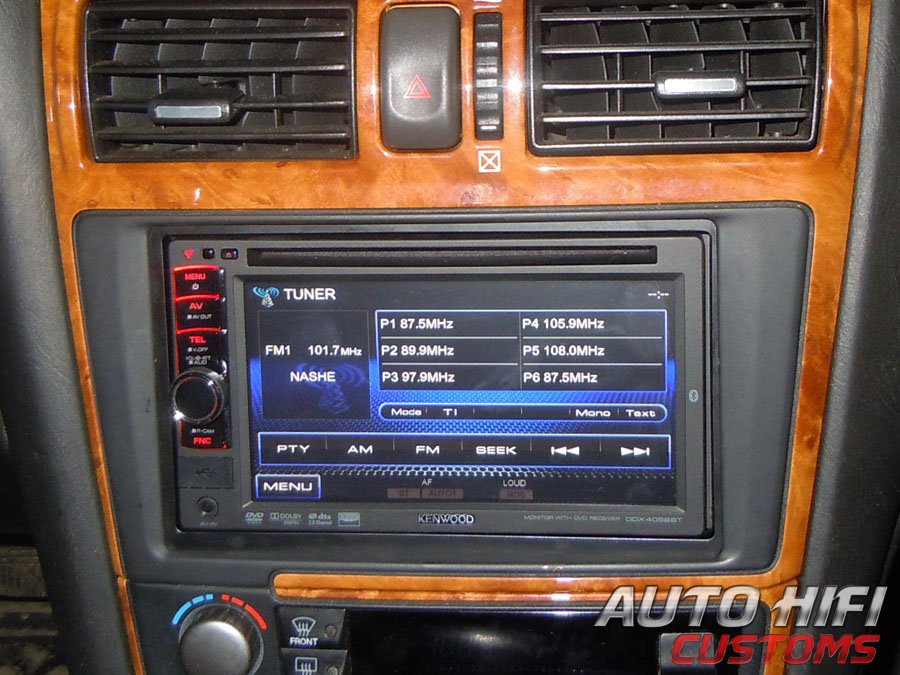 Установка автомагнитолы Kenwood DDX4058BT в Nissan Maxima
