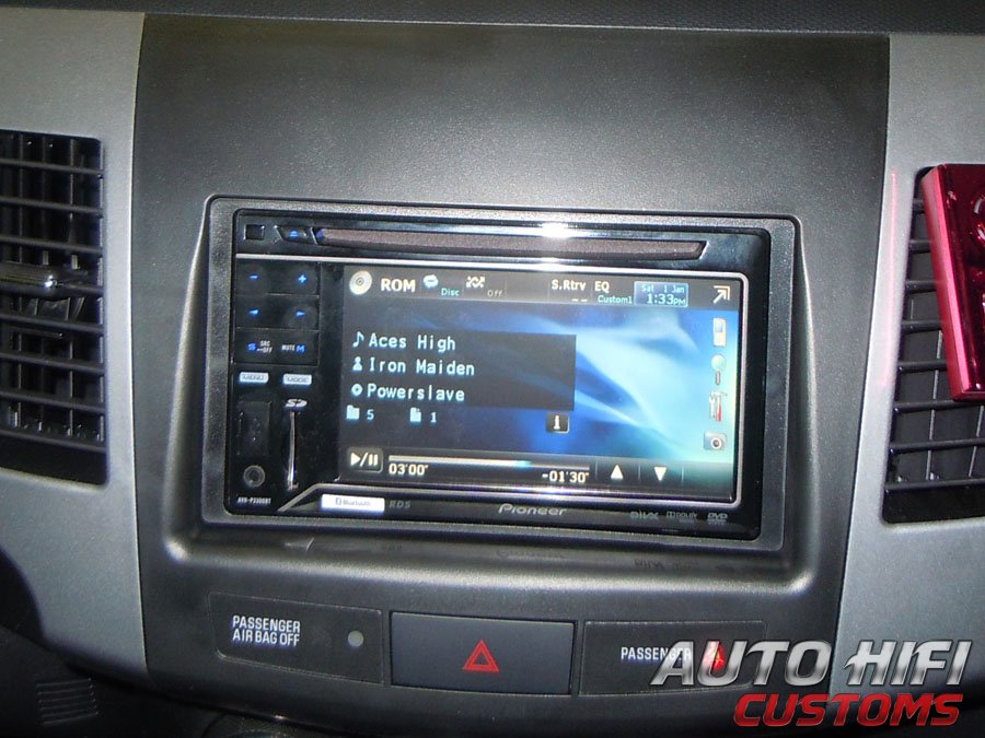 Установка автомагнитолы Pioneer AVH-P3300BT в Peugeot 4007