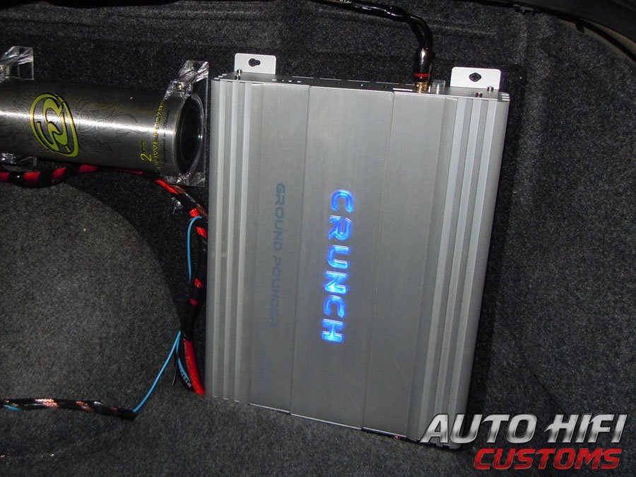 Установка усилителя Crunch GP2350 в Mitsubishi Lancer