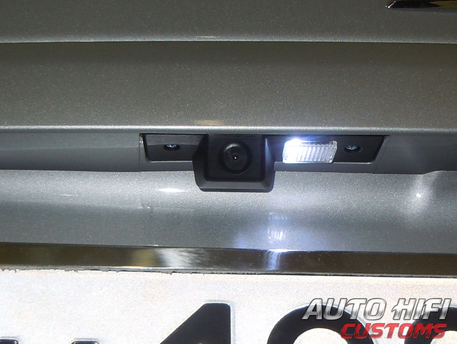 Установка камеры заднего вида AVEL AVS312CPR (#012) в Chevrolet Lacetti