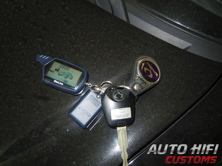 Установка автосигнализации StarLine B9 в SsangYong Actyon